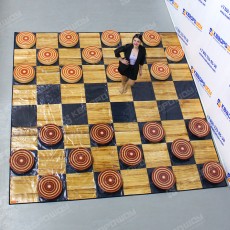 Игровые шашки с принтом