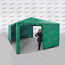 Палатка-шатер каркасная Зеленая