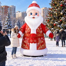 Надувная фигура Дед Мороз мультяшный