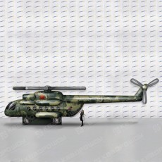 Надувной вертолёт Ми-8