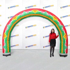 Надувная декорация арка Дуга с татарским орнаментом