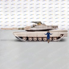 Надувной муляж американский танк Абрамс М1