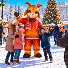 Надувной костюм символ года Коза