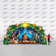 Рождественский Вертеп надувная декорация на Пасху