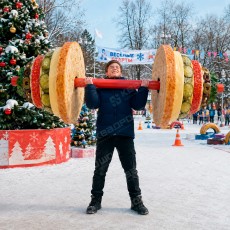 Гигантская Штанга Бутерброд с икрой