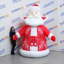 Надувной костюм Деда Мороза