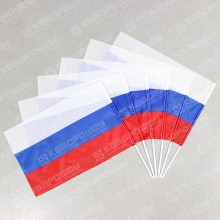 Маленький флажок Триколор РФ на день России