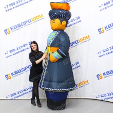 Надувная фигура Калмык в национальном костюме