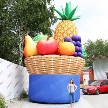 Надувная фигура корзина с фруктами