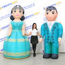 Надувной костюм парень и девушка в татарских нарядах