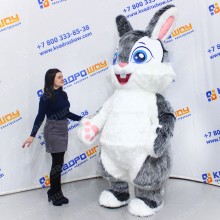 Надувной костюм Кролик для поздравлений