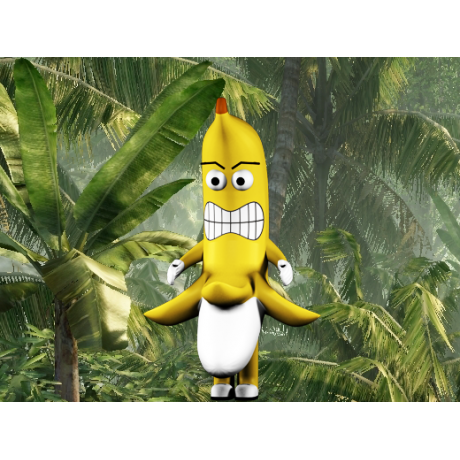 Надувной костюм банана