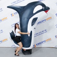 рекламная аэрофигура касатка дельфин