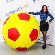 Надувной футбольный мяч ТПУ