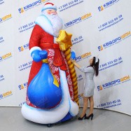 Надувной Дед Мороз Премиум 3м