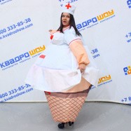 Медсестра стриптизерша надувной костюм для взрослых
