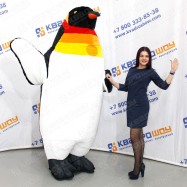 Надувной костюм пингвин