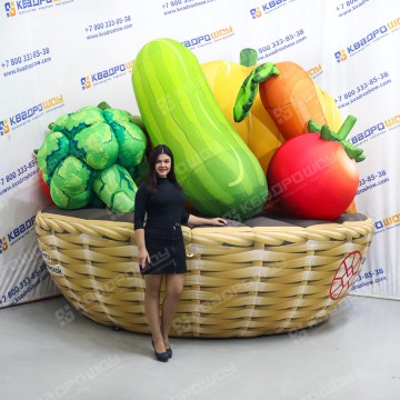 Надувная фигура Корзина с Овощами