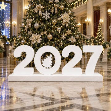 Цифры 2027 на Новый Год