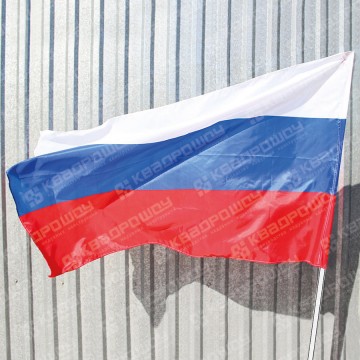 Прямоугольны флаг триколор РФ
