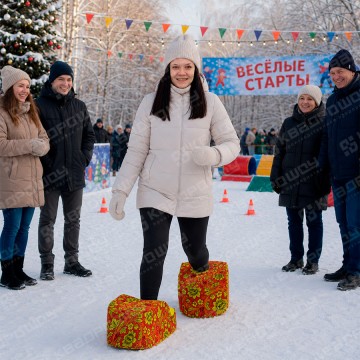 Командный аттракцион Гига Лапти Хохлома