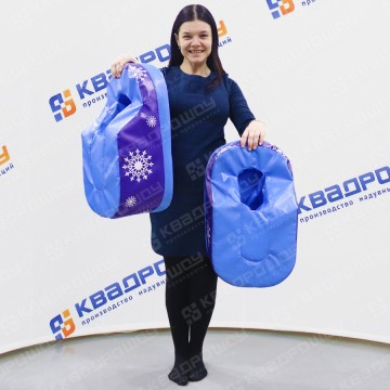 Командный аттракцион Лапти Снегурочки синие