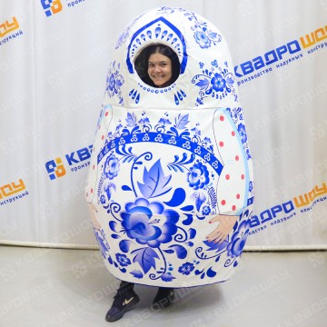 Костюм Матрешка большая Гжель