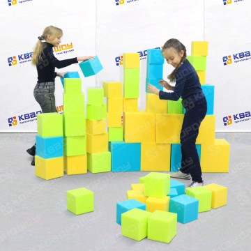 Мягкий модуль кубики поролоновые цветные