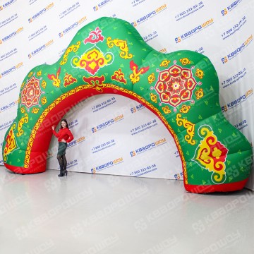 Надувная арка гребешок на праздник Сабантуй