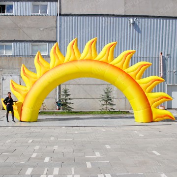 Надувная конструкция арка солнышко