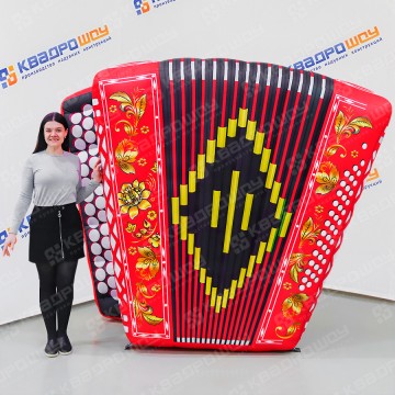 Надувная Гармонь Хохлома Премиум 