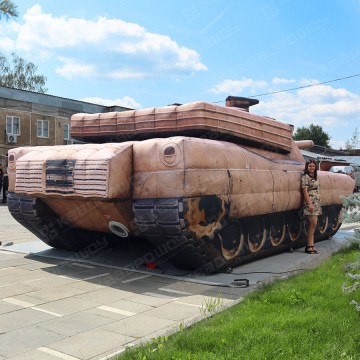 Надувной танк Абрамс копия 100:1