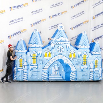 Надувная декорация Снежный замок
