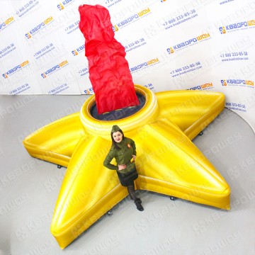 Надувная фигура Звезда П на праздник Победы 