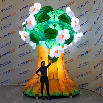 Надувная декорация Дерево с цветами 4,5м