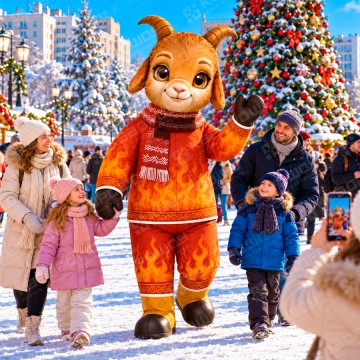Надувной костюм Коза