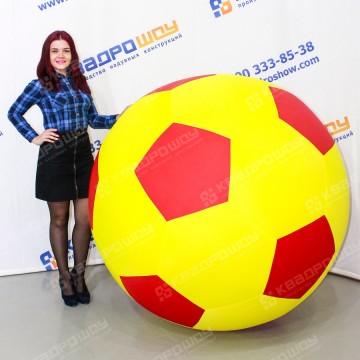 Надувной футбольный мяч ТПУ