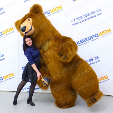 Ростовой костюм Бурый Медведь со сменными стопами