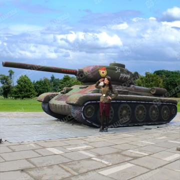 Надувная копия Танк Т-34