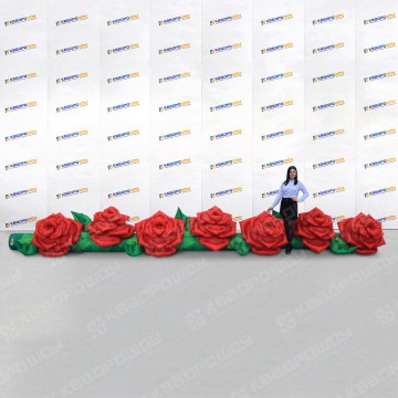 Пневмогирлянда надувная для декораций розы
