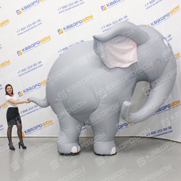 Ростовой надувной костюм Слон