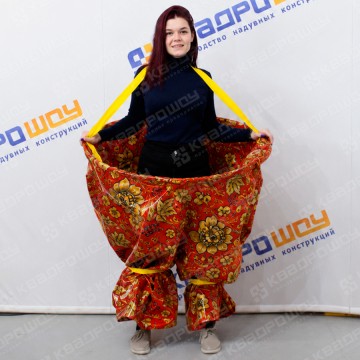 Штаны ловуны Хохлома Премиум