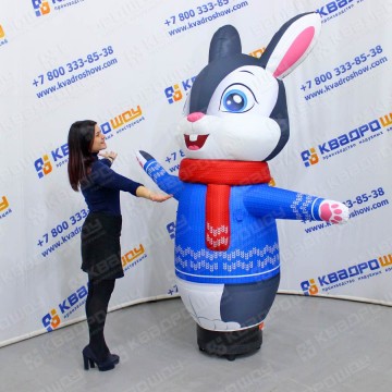 Фигура с машущей рукой Кролик 2,5м