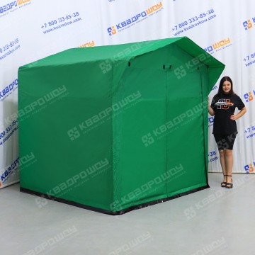 Палатка каркасная с передней двухдверной стенкой