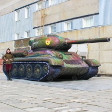 Надувная модель Танк Т-34
